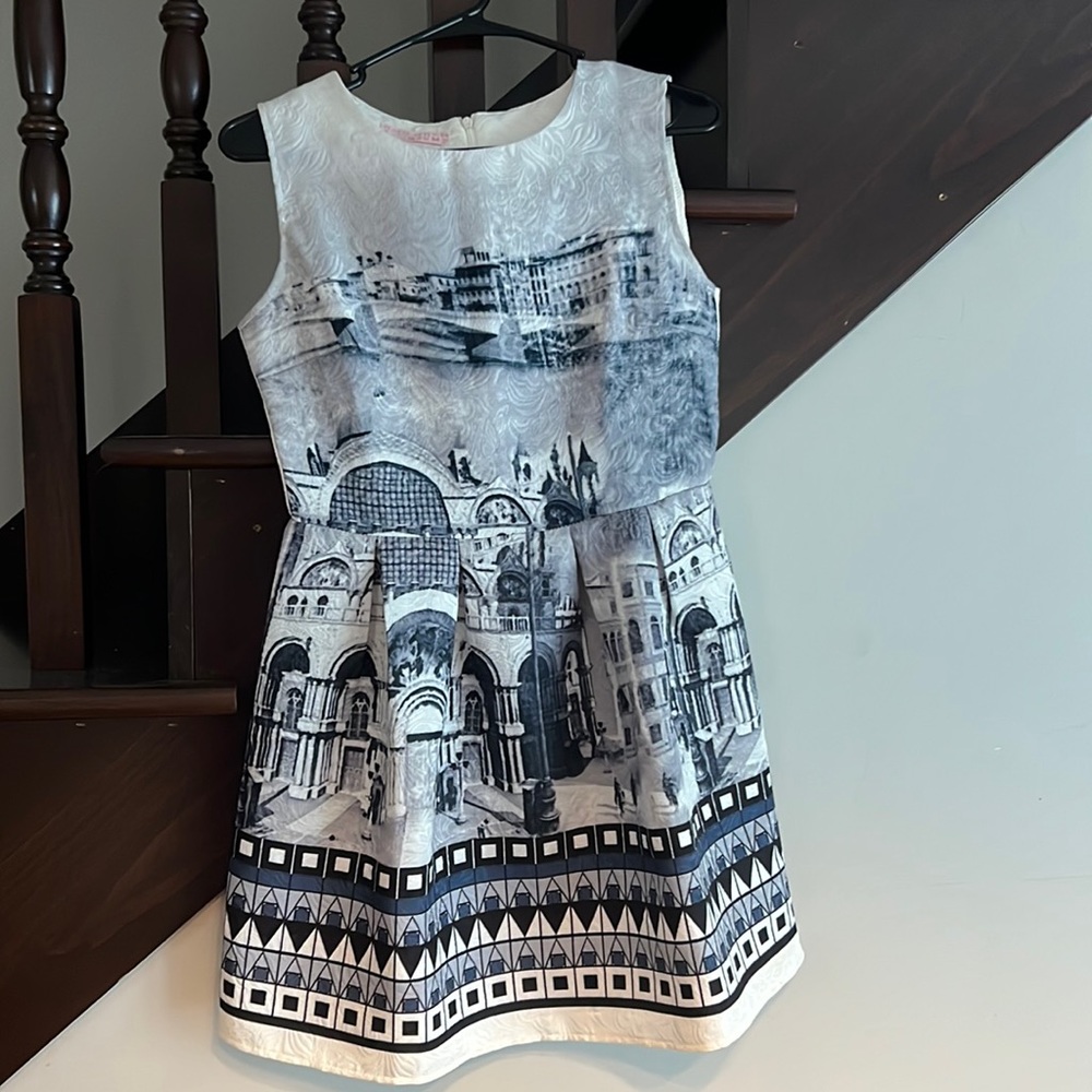 Printed Mini Dress